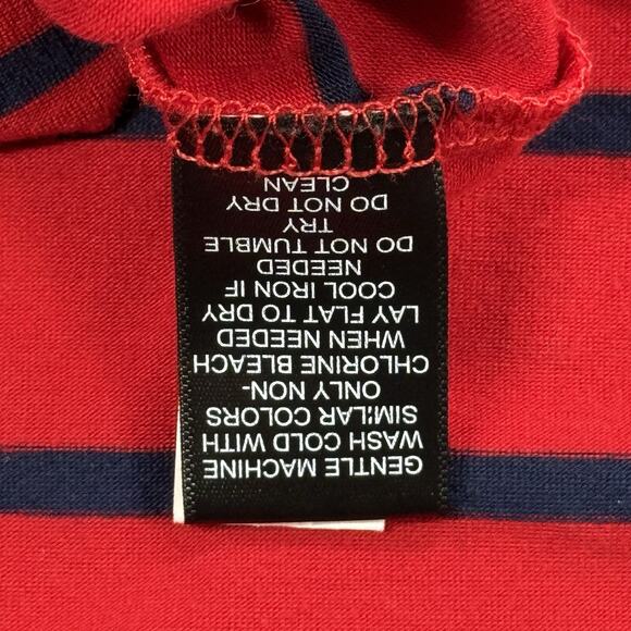 Torrid Womens Red & Blue Striped Wrap Knit Jersey Short Sleeve Plus Size 3XL - Picture 10 of 13